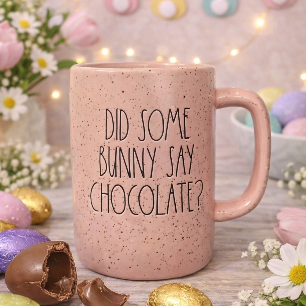 Rae Dunn DID SOME BUNNY SAY CHOCOLATE? Mug